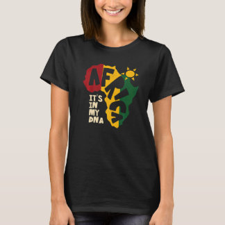 T-shirt Africa with sun It's in my DNA
