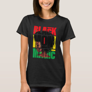 T-shirt Africain Américain Afro Maman Black Maman Magique 