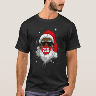 T-shirt Africain-Américain Père Noël Noir Noël Afrocen