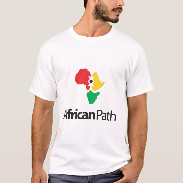 T-shirt africain de chemin (Devant)