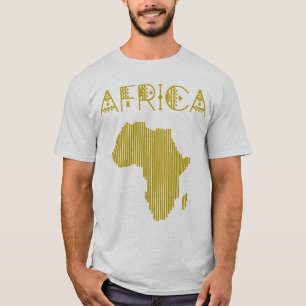 T-shirt africain d'or