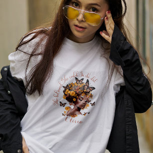 T-shirt Africaine Américaine Elle croyait qu'elle pouvait