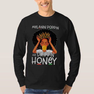 T-shirt Africaine Américaine Fier De L'Histoire Noire Mela