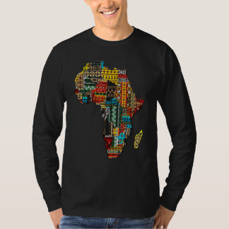 T-shirt Africains Dashiki Pattrens Mois de l'histoire des 