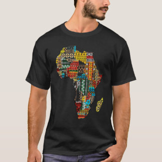 T-shirt Africains Dashiki Pattrens Mois de l'histoire des 