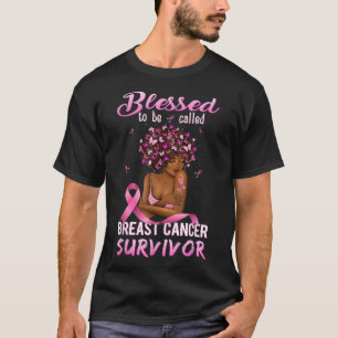 T-shirt African American Breast Cancer Shirts Women Blesse