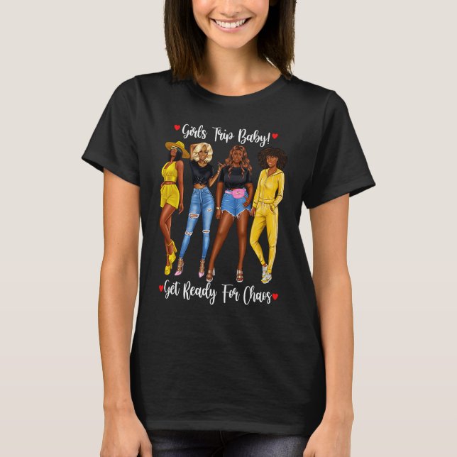 T-shirt African American Girls Trip Black Girls Tracksuit (Devant)