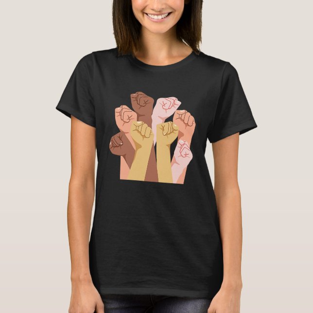 T-shirt African  American History  Beautiful Black Diversi (Devant)