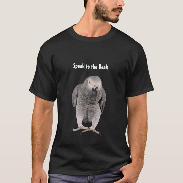 T-shirt African Grey Parrot humoristique (Devant)