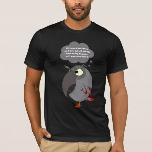 T-shirt African Grey perrot Attention à vos doigts !