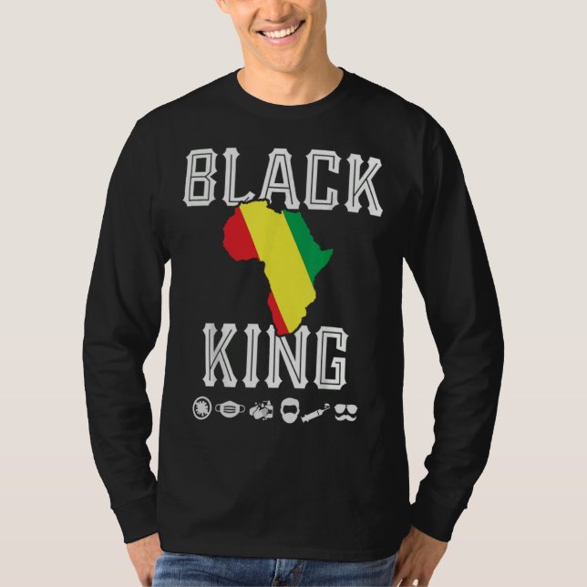 T-shirt African Pride American Celebration  Fathers Day Gr (Devant)
