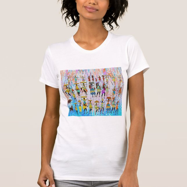 T-shirt African Village (Devant)