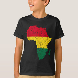 T-shirt Afrique Afrique Amérique Noire Mois Junete