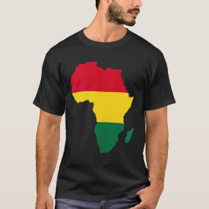 T-shirt Afrique Afrique Amérique Noire Mois Junete