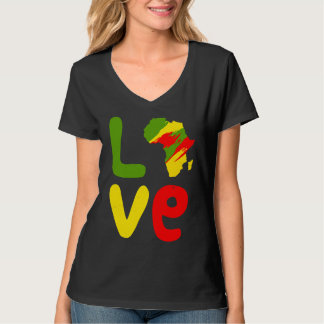 T-shirt Afrique Amour Afrique Amour Africain