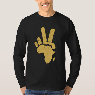 T-shirt Afrique Continent Paix Africaine Pride Histoire no