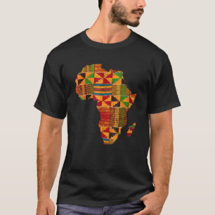 T-shirt Afrique cool Carte Kente Cloth Pour Hommes Femmes