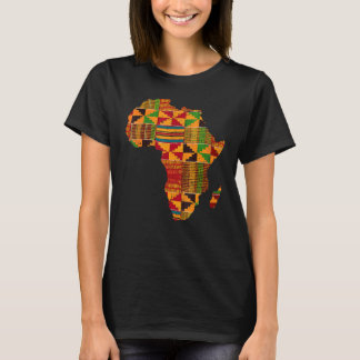 T-shirt Afrique cool Carte Kente Cloth Pour Hommes Femmes 