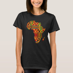 T-shirt Afrique cool Carte Kente Cloth Pour Hommes Femmes