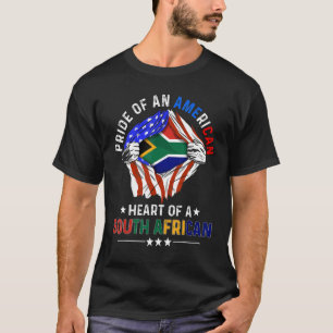 T-shirt Afrique du Sud Amérique Fierté Afrique étrangère