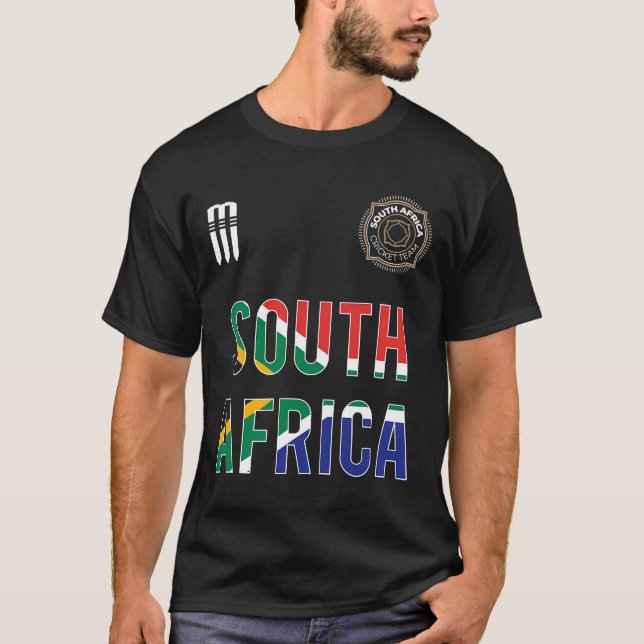 T-shirt Afrique du Sud Cricket T Shirt 2019 Proteas SA fan (Devant)