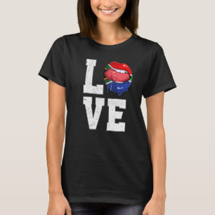 T-shirt Afrique du Sud Drapeau Football Fan Amour Sud-Afri