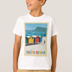 T-shirt Afrique du Sud   Plage de Muizenberg