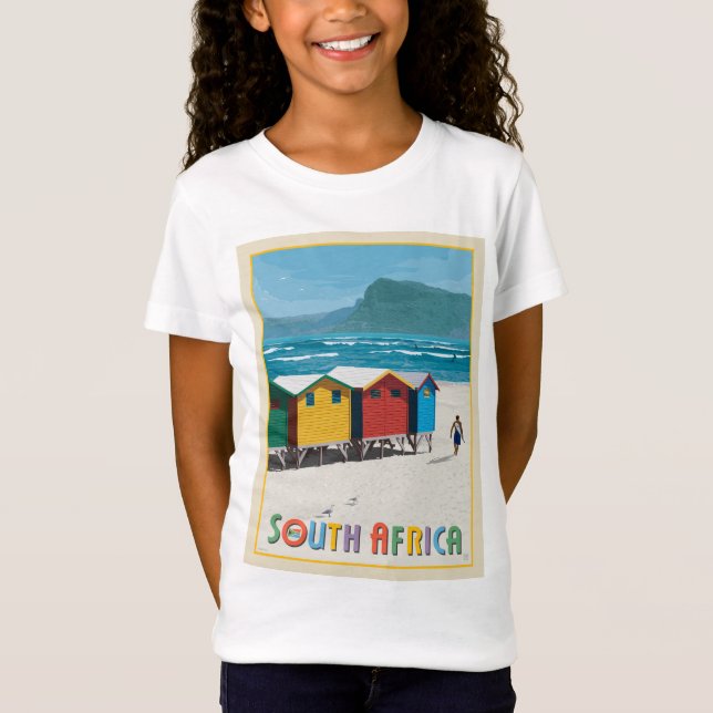 T-Shirt Afrique du Sud | Plage de Muizenberg (Devant)