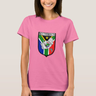 T-shirt Afrique du Sud pour football féminin Petit