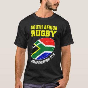 T-shirt Afrique du Sud Rugby Champions du Monde Soutien