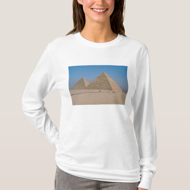 T-shirt Afrique - Égypte - Caire - Grandes pyramides de Gi (Devant)
