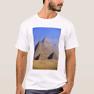 T-shirt Afrique, Égypte, Le Caire, Giza. Grandes pyramides