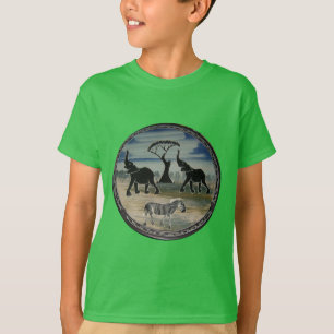 T-shirt Afrique Kenya Belle faune élégante
