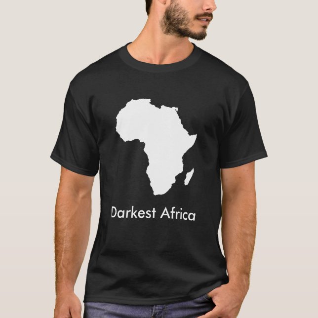 T-shirt Afrique la plus sombre (Devant)
