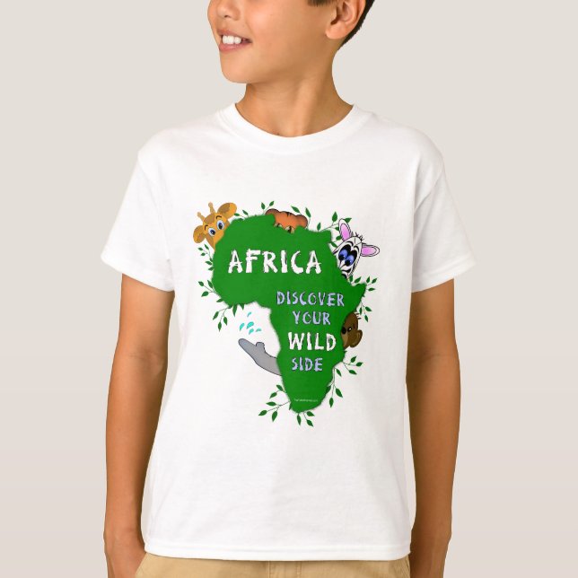 T-shirt Afrique sauvage (Devant)