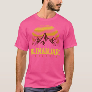 T-shirt Afrique Tanzanie Kilimanjaro Mountain Randonnée Mo