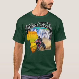 T-shirt Afrique Touring Twin Motorcycle Nature Vélo hors r