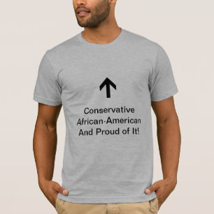 T-shirt Afro-Américain et fier conservateurs de lui !