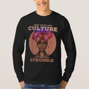 T-shirt Afro-Américaine pour femmes Histoire noire Culture