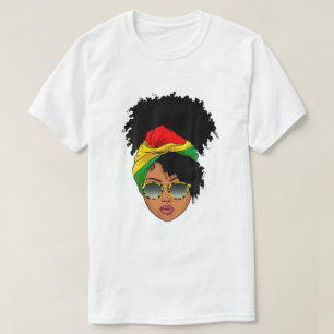 T-shirt Afro Black Woman Melanin Queen African Black Histo