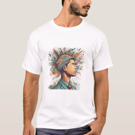 T-shirt Afro Boho Queen - Artiste coloré