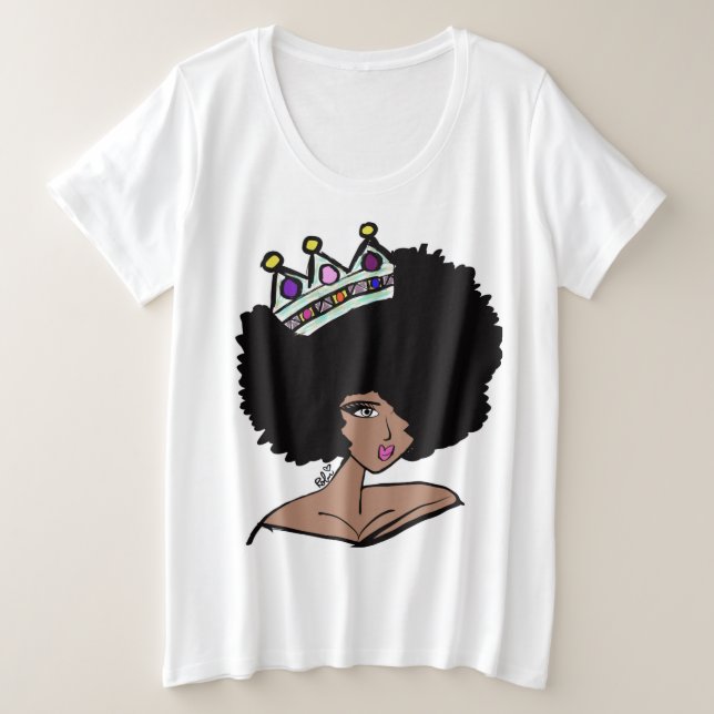 T-shirt Afro Crown (Design devant)