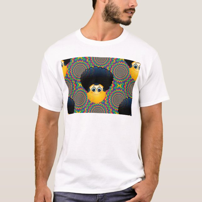 T-shirt afro emojis (Devant)