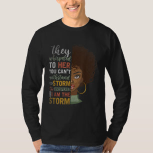 T-shirt Afro Femme Cadeau Melanin Histoire noire Amer afri