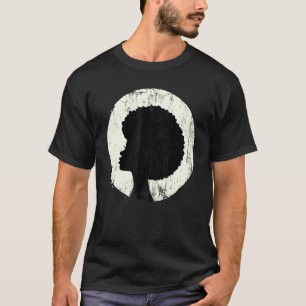 T-shirt Afro Natural Hair Pride Art Black Women Fière