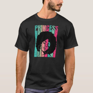 T-shirt Afro Princesse Africaine Américaine Femmes Cultur 