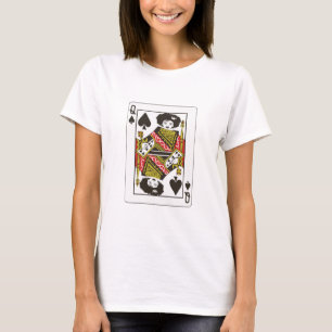 T-shirt Afro Queen of Spades Carte Black Queen of Spade