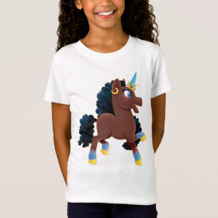 T-Shirt Afro Unicorn   La magie