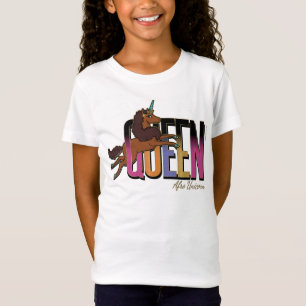 T-Shirt Afro Unicorn Queen Design