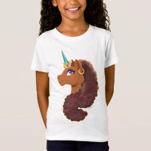 T-Shirt Afro Unicorn   Unique